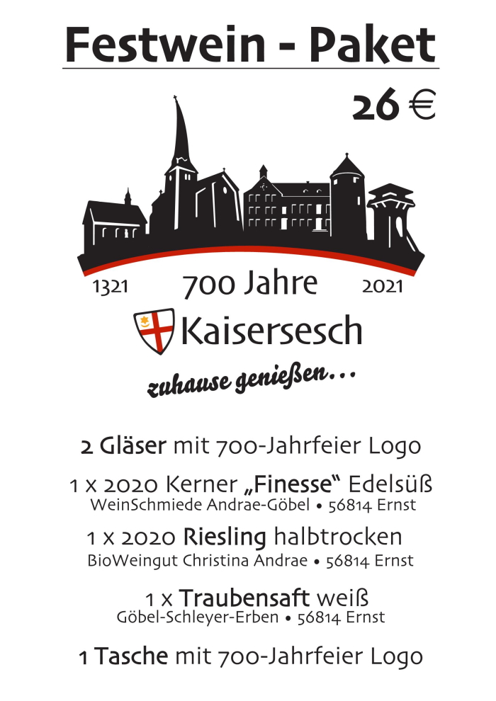 26 Euro 700 Jahrfeier Plakat Festwein Verkauf 11